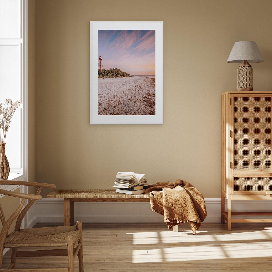 Sanibel Travel Poster, Colorful City Map Art Print - Image 2