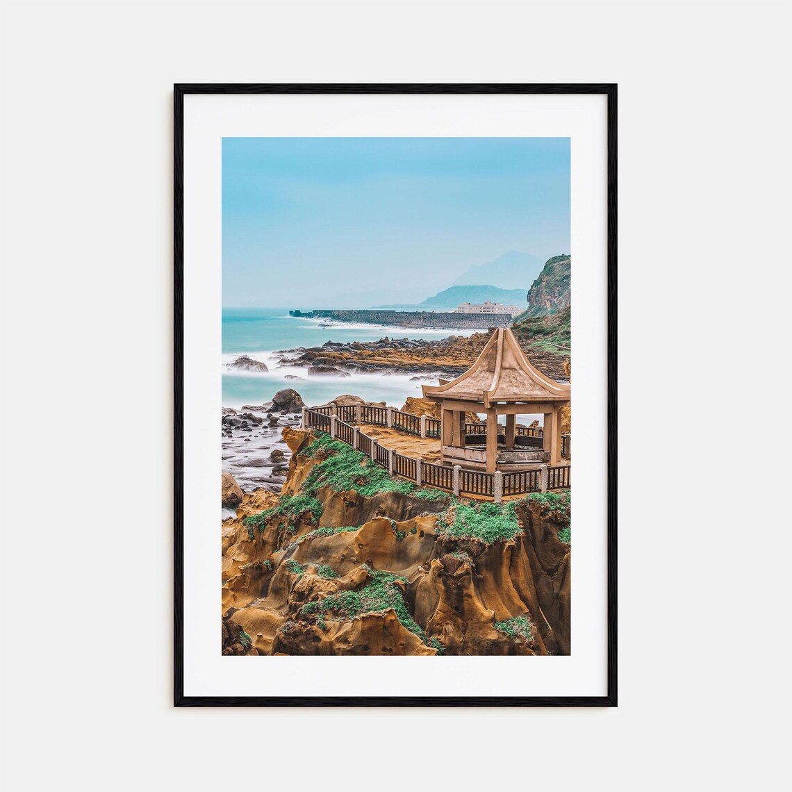 Taiwan Colorful Travel Poster, Taiwan Street Map