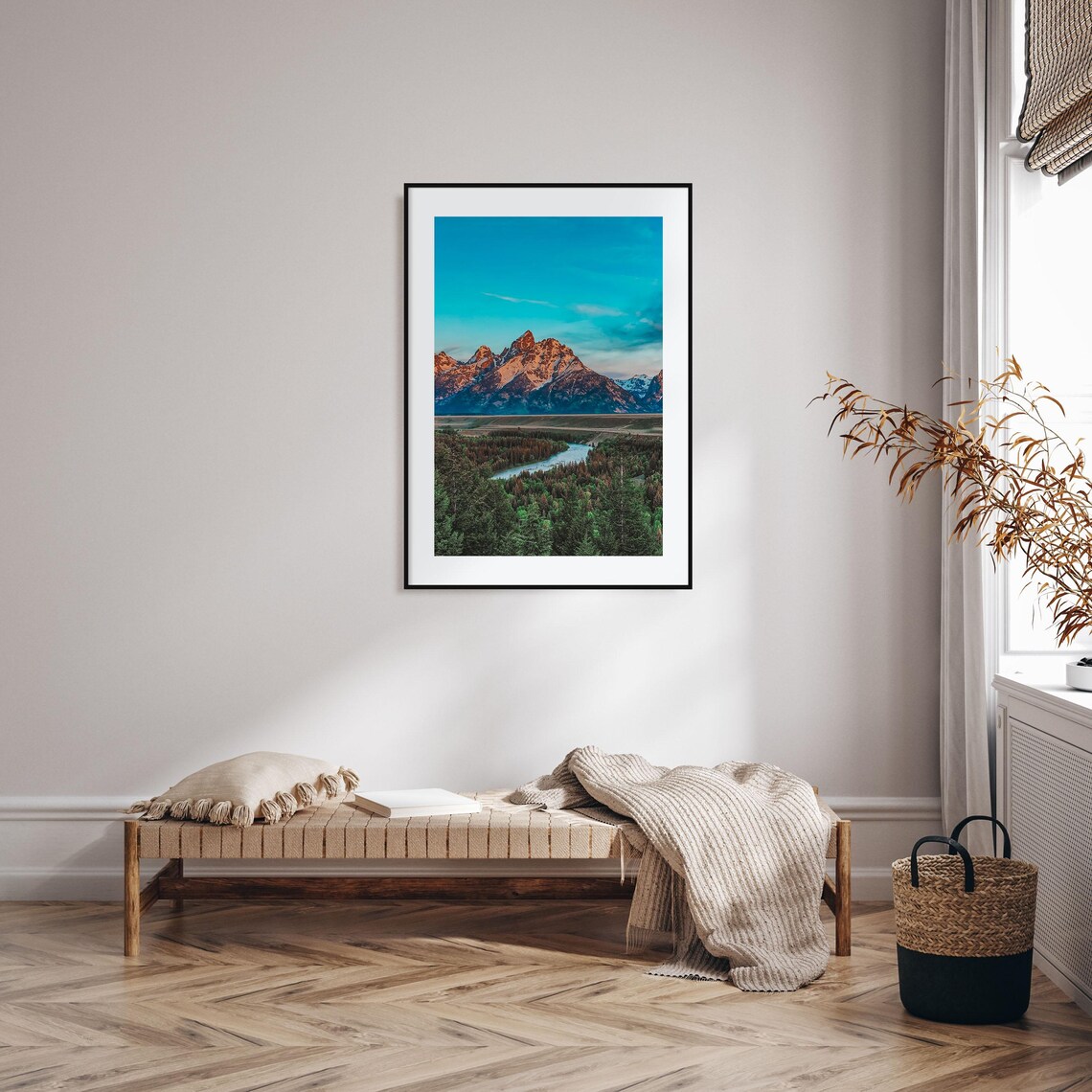 Wyoming Colorful Travel Poster, Street Map Art Print - Image 2