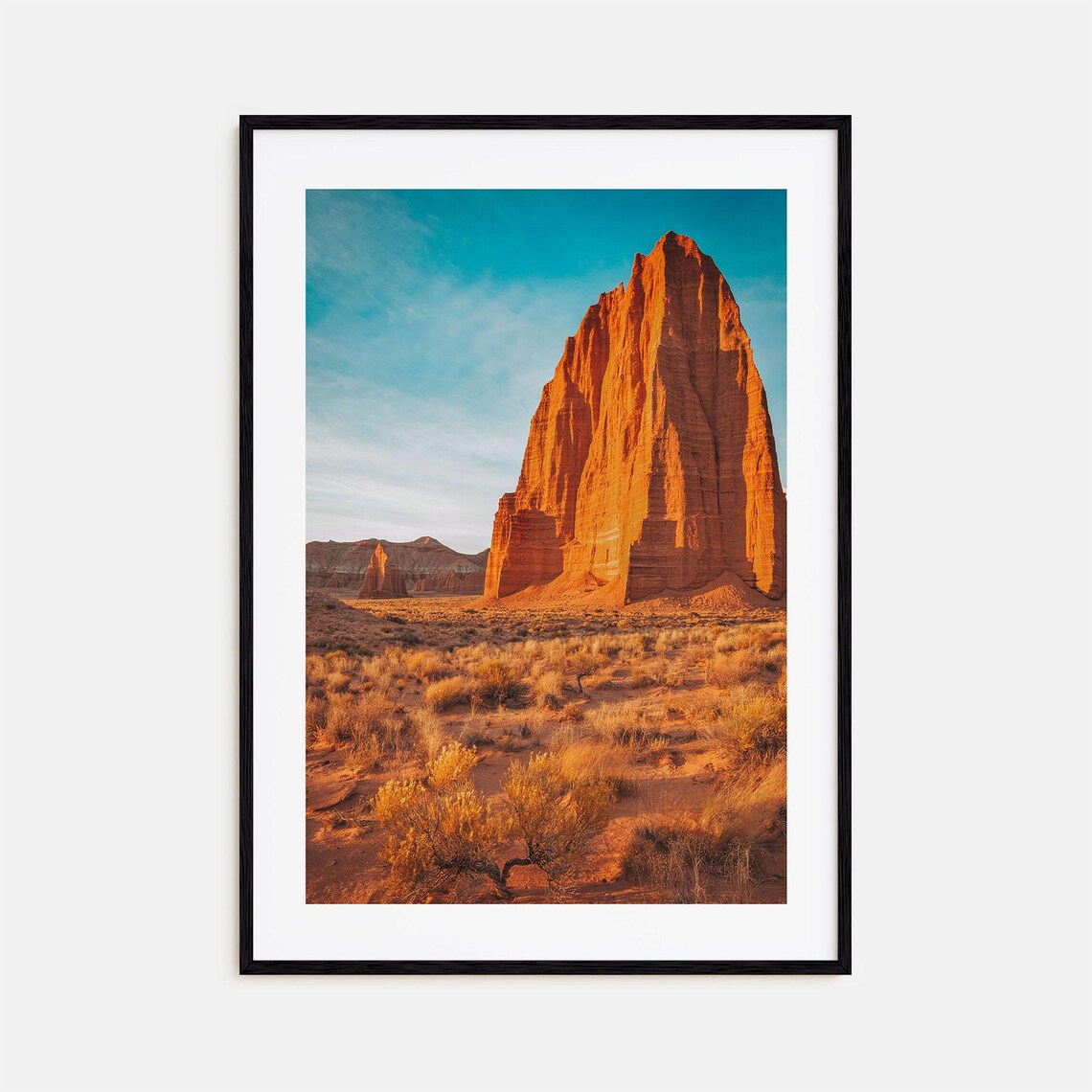 Capitol Reef Red Rock Desert Sunrise in National Park Scenery Poster