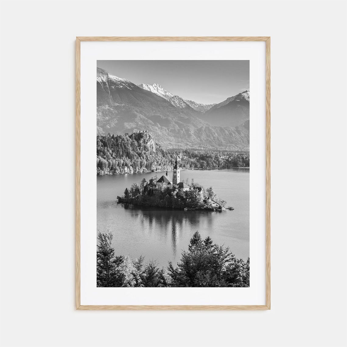 Slovenia Photo Poster Print Slovenia Black And White Wall Art Slovenia Wall Photography Slovenia Travel Slovenia Map Poster