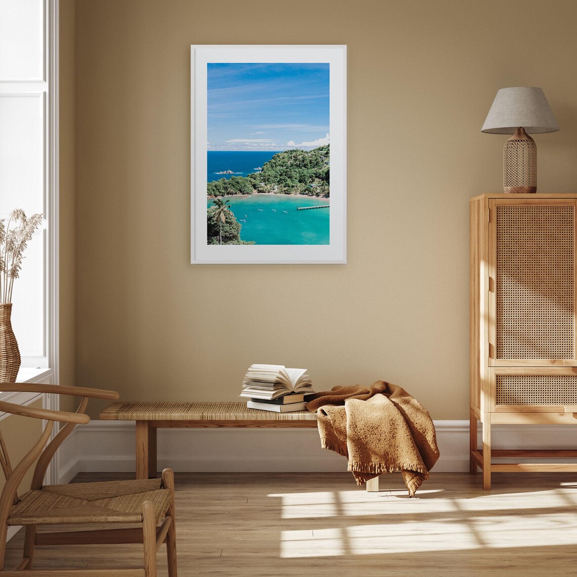 Trinidad And Tobago Tropical Bay Turquoise Water Caribbean Poster - Image 2