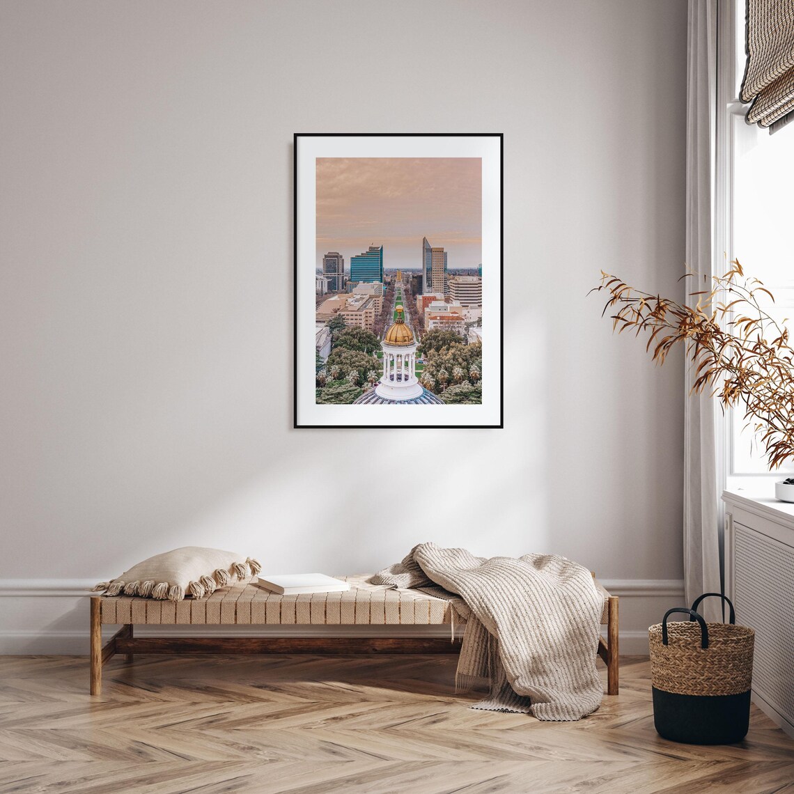 Sacramento Colorful Travel Poster, City Map Print - Image 2