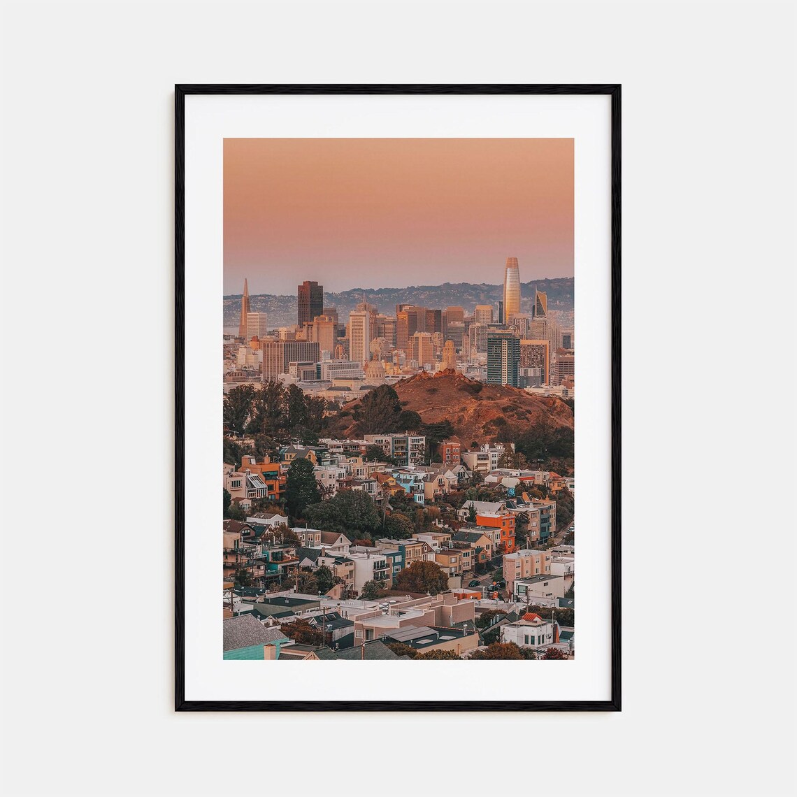 San Francisco Street Map Poster, Travel Wall Art