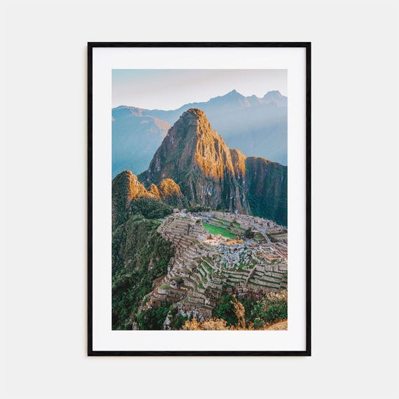 Peru Travel Poster, Colorful Street Map Art Print