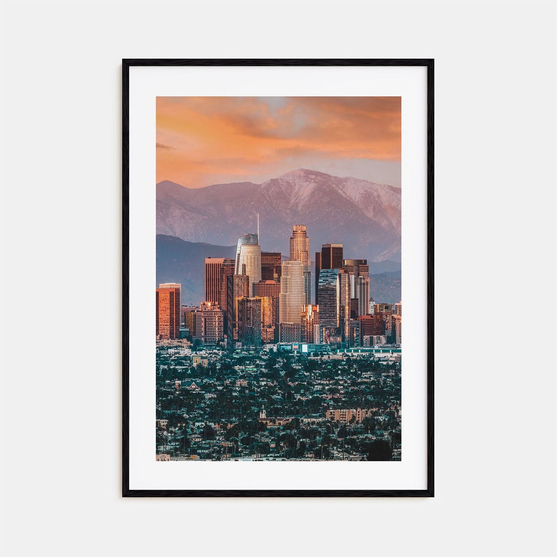 Los Angeles Colorful Poster Print No 1 Los Angeles Photo Art Los Angeles Decor Los Angeles Travel Print Los Angeles Street Map Poster