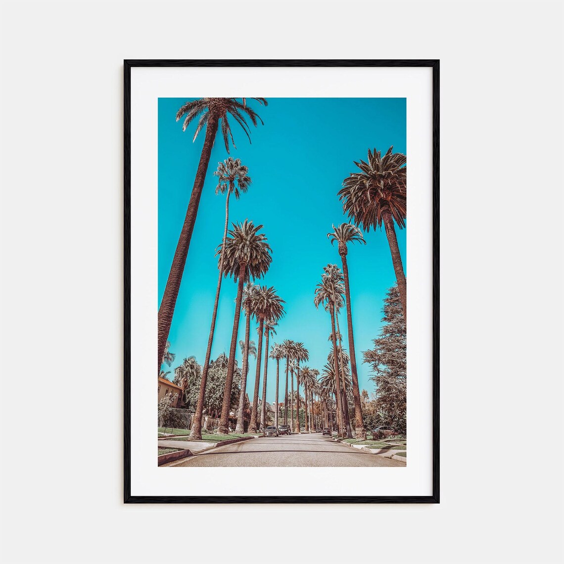 Beverly Hills Colorful Travel Poster, City Map