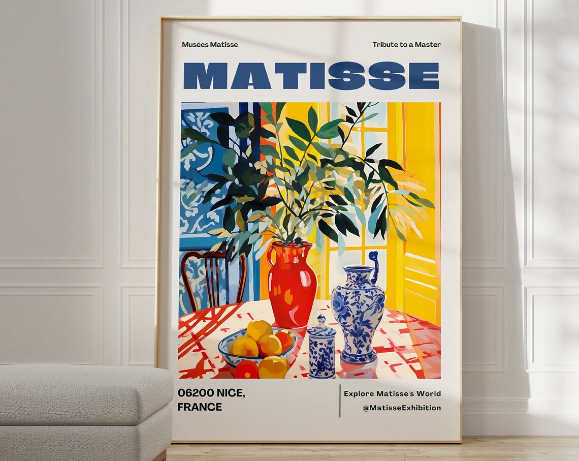 Henri Matisse Poster For Modern Gallery Art Print
