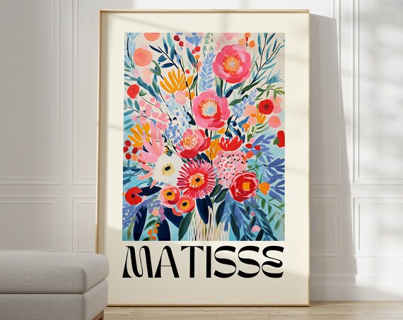 Henri Matisse Colorful Wall Art Poster