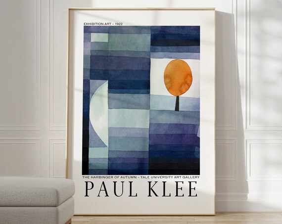 Paul Klee Abstract Exhibition Poster Art Print