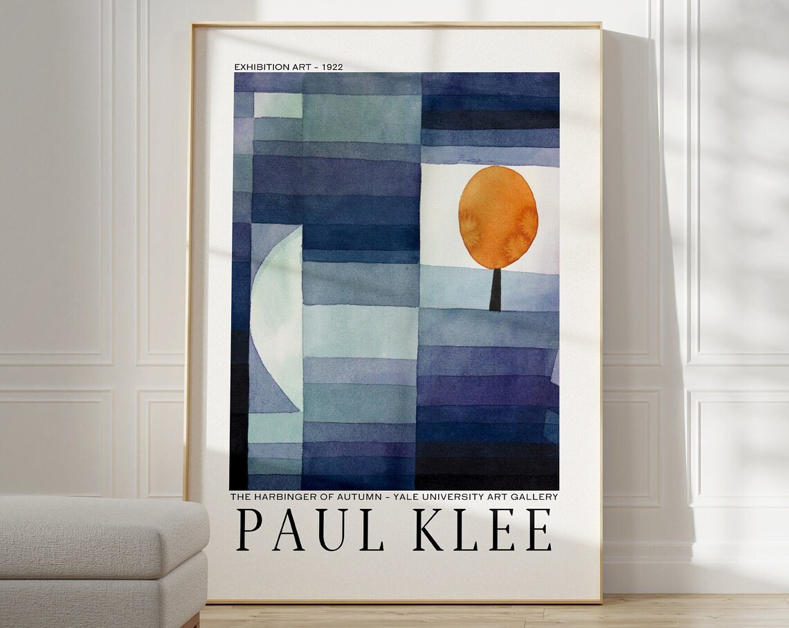 Paul Klee Abstract Exhibition Poster Art Print