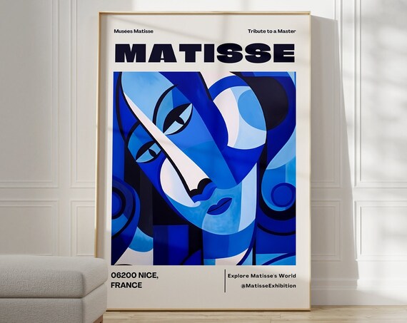 Henri Matisse Print Colorful Wall Art Aesthetic Room Decor Matisse Poster For Modern Gallery Exhibition Art Matisse Cut Outs Gift Idea