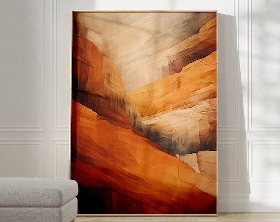 Abstract Wall Print Neutral Gallery Wall Art Exhibition Poster Modern Wall Art Aesthetic Room Decor Colorful Geometric Home Decor