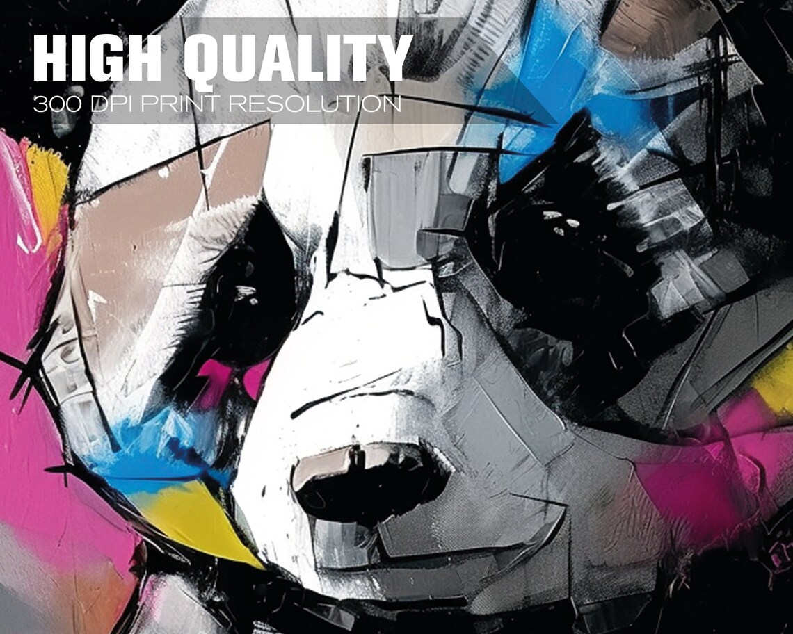 Graffiti Panda, Urban Style Abstract Illustration - Image 4