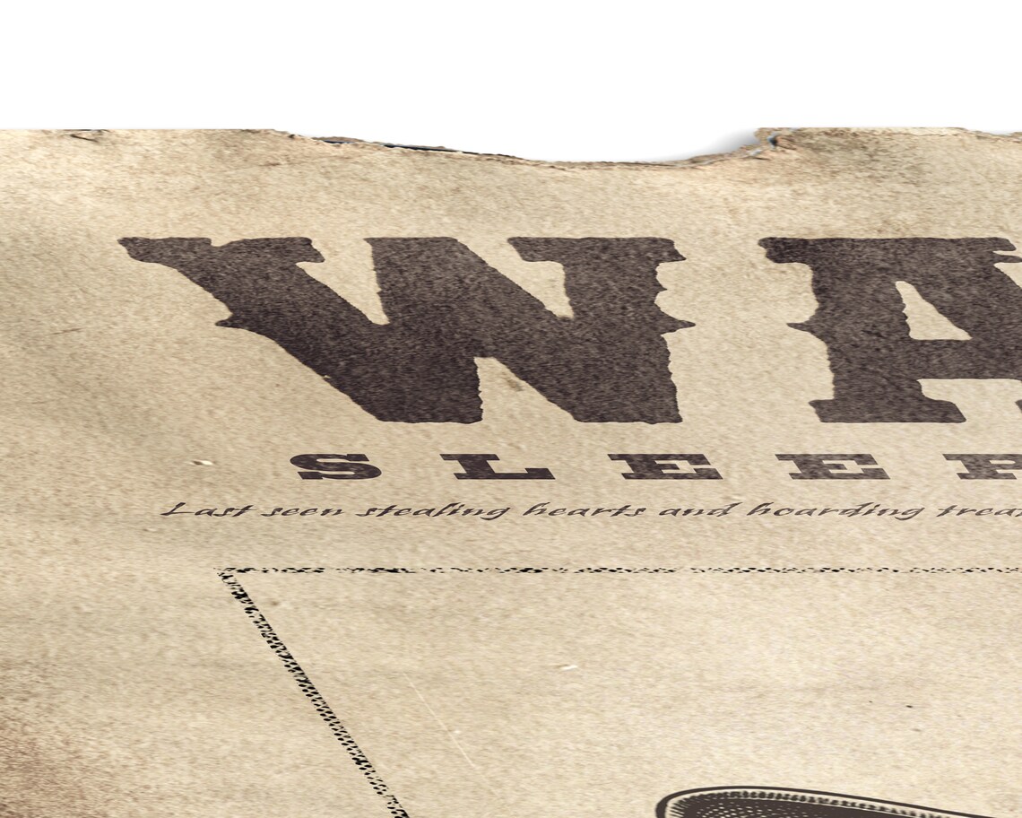 Wanted Golden Retriever Cowboy Hat Vintage Western Funny Dog Poster - Image 4