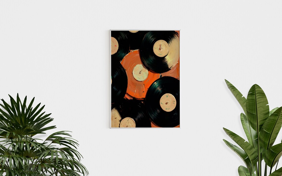 Vintage Record Eclectic Music Poster Print - Image 3
