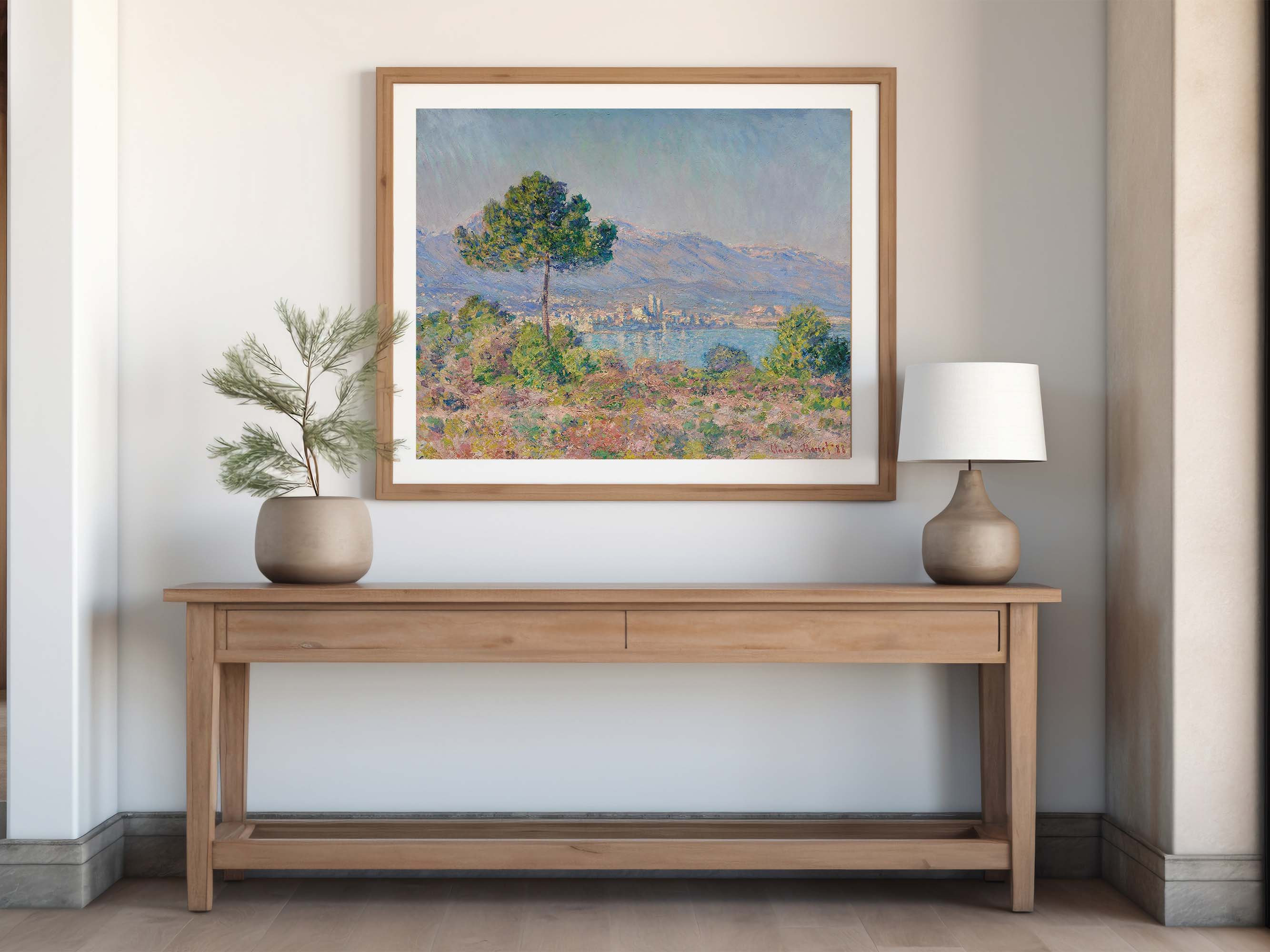 Claude Monet View of Antibes From the Plateau Notre Dame Print - Image 7