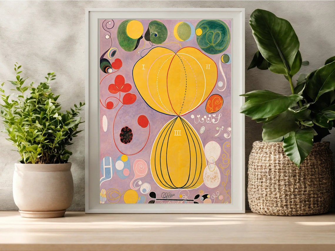 Hilma af Klint Ten Largest Adulthood Mystical Abstract Poster - Image 7