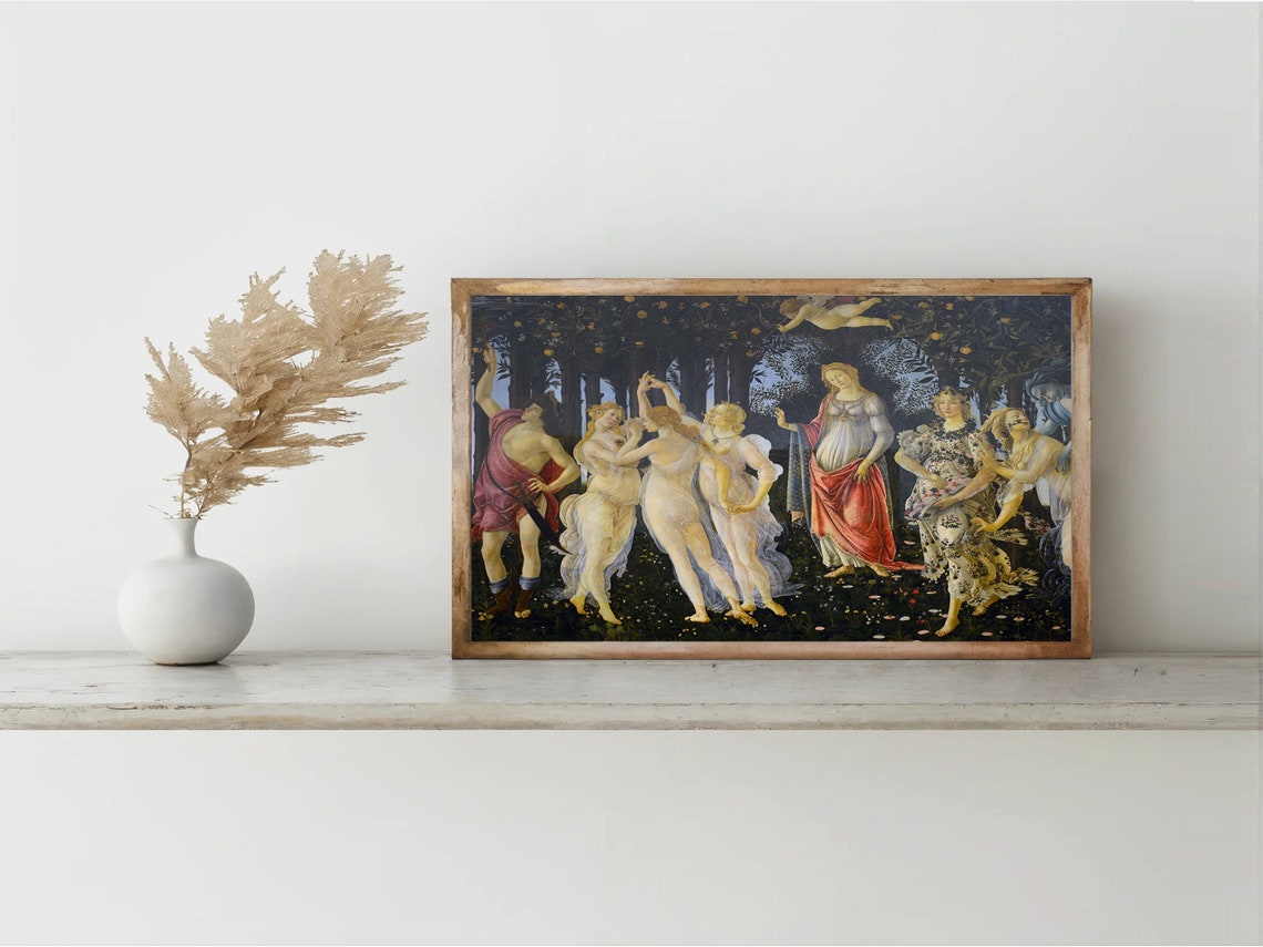 Botticelli Primavera Allegory of Spring Renaissance Masterpiece Poster - Image 3
