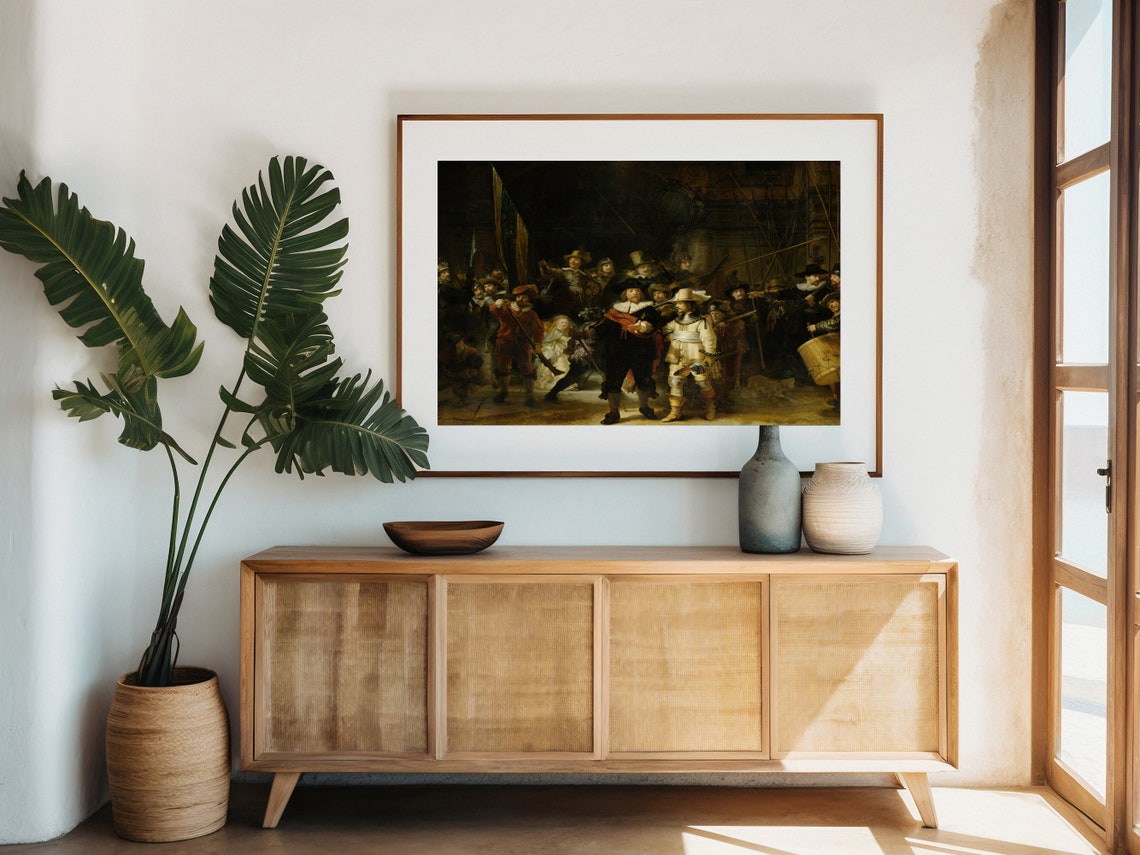 Rembrandt The Night Watch Dutch Golden Age Masterpiece Poster - Image 4