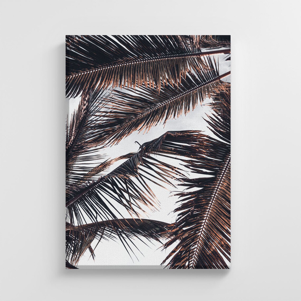 Tropical Palm Tree Leaves, Nursery Decor Art Print