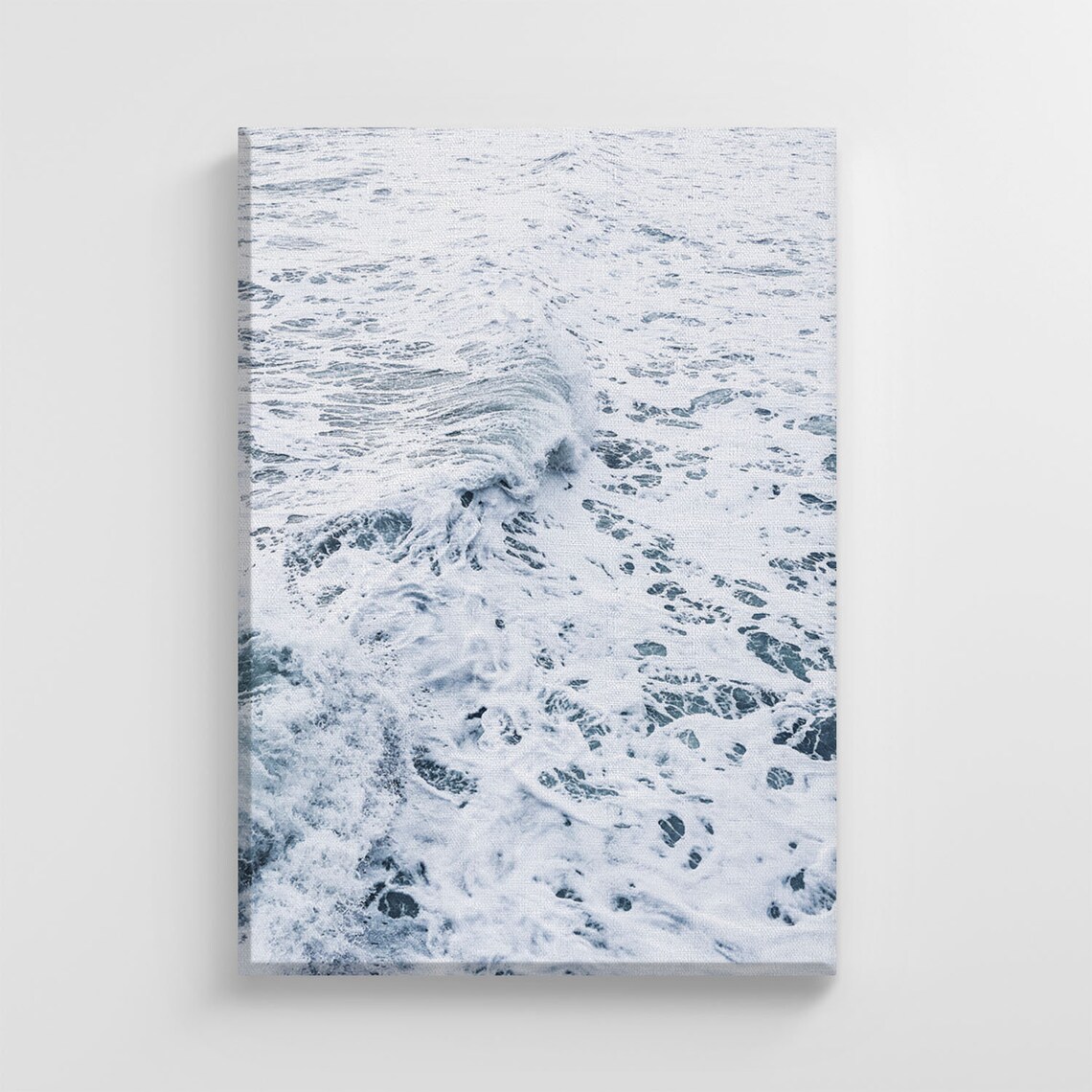Sea Water Foam Waves Beach Summer Nature Art Print