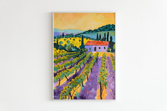 Henri Matisse Poster Provence Print Colorful Fauvism Art Print Modern Wall Art Matisse Wall Decor Garden Landscape Matisse Painting