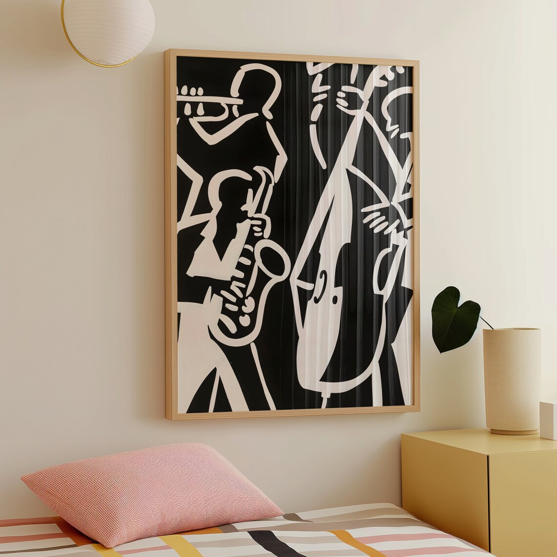 Jazz Poster Art, Maximalist Saxophone Music Poster - Image 5
