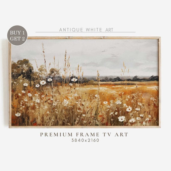Autumn Wildflowers Vintage Art Print, Fall Decor