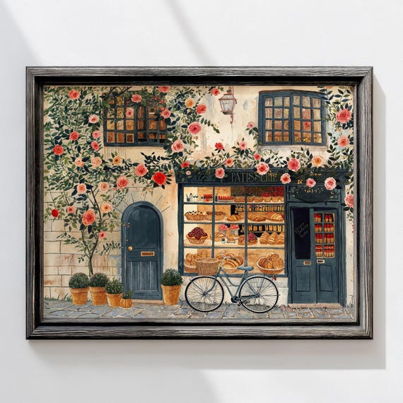 French Patisserie Vintage Decor Art Print
