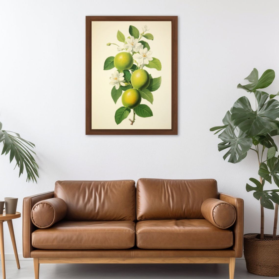Vintage Limes Poster Print, Retro Citrus Artwork - Image 3