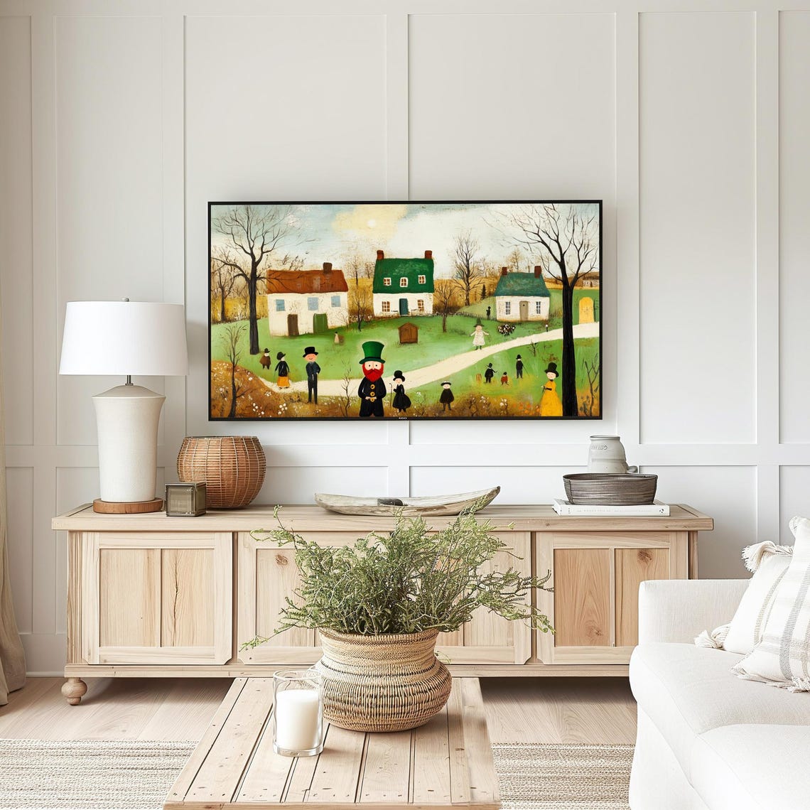Vintage St Patricks Day Frame Tv Art Cute St Patricks Tv Art St Patricks Day Decor Home Decor - Image 5
