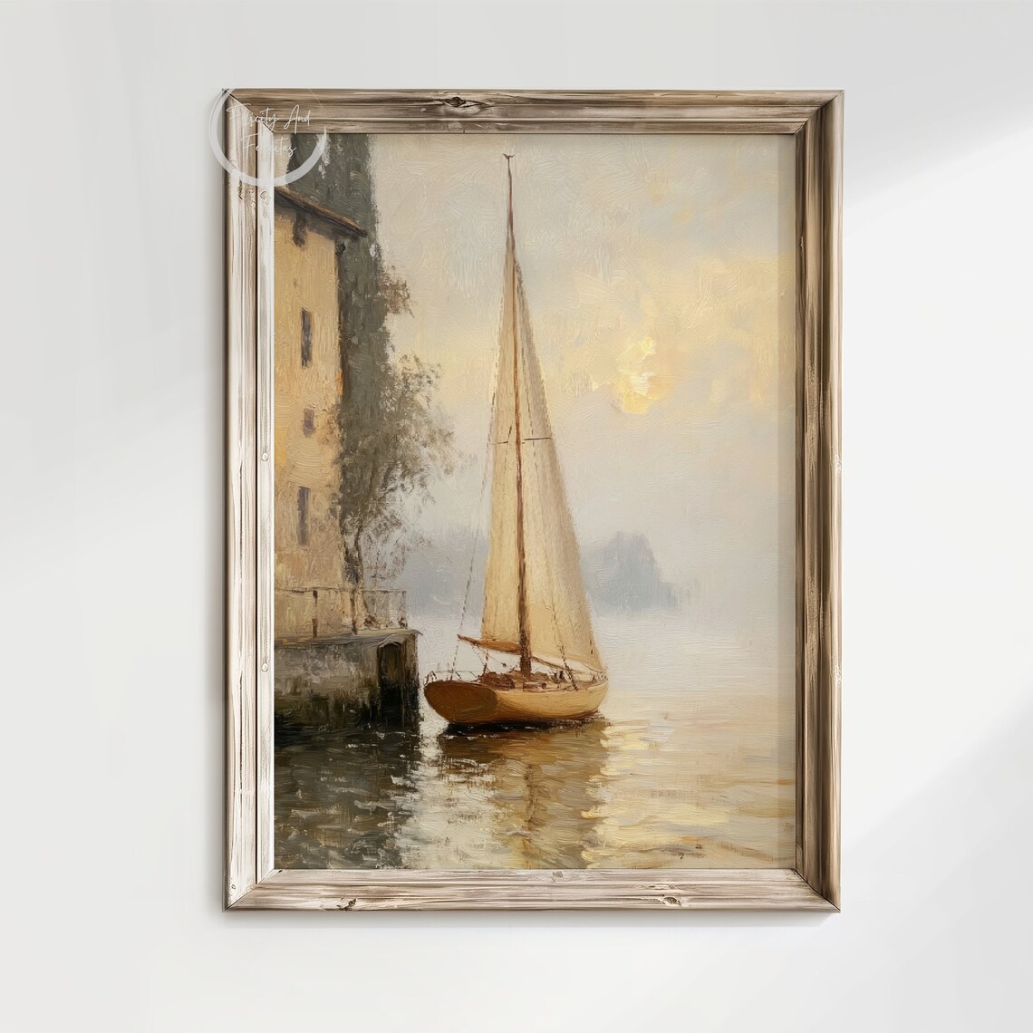 Set of 5 Vintage French Impressionist Art Gallery Wall Poster - Image 4