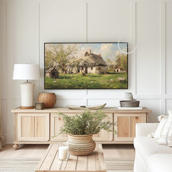 Farmhouse Garden Frame Tv Art Spring Country Frame Tv Art Spring Garden Tv Art Spring Gardener Screensaver