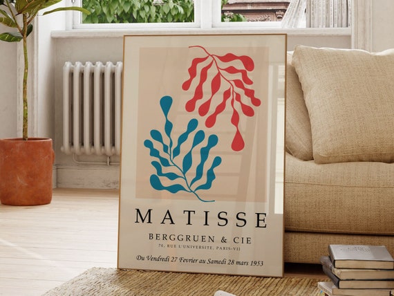 Henri Matisse Print Matisse Poster Matisse Wall Art Matisse Art Print Exhibition Poster