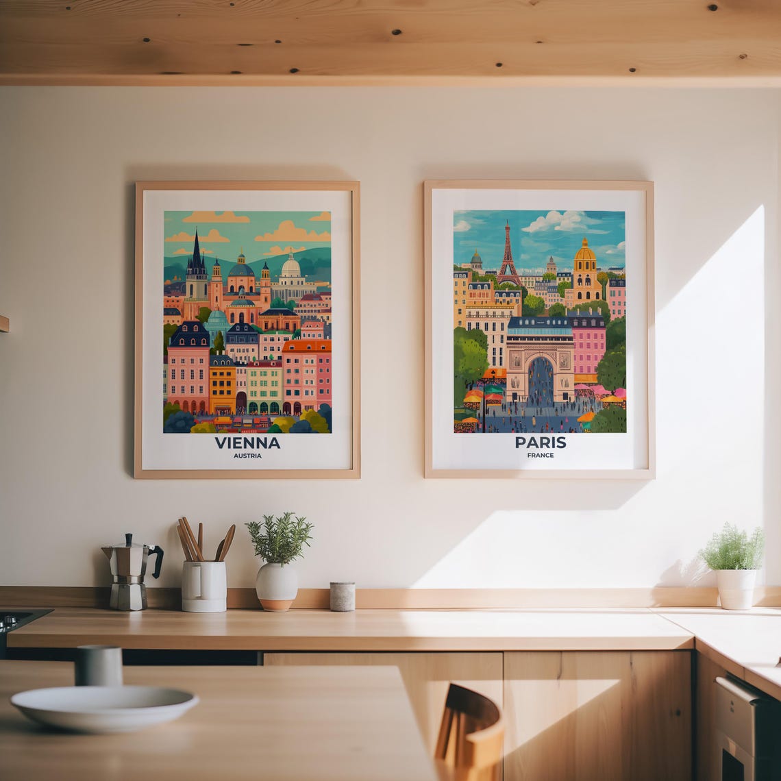 Vienna Travel Poster Vienna Poster Vienna Travel Print Vienna City Print Travel Print Travel Poster Vienna Wall Decor Austria Poster 021 - Image 2