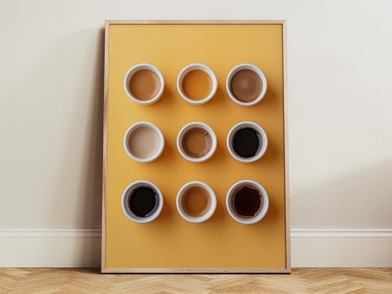 Coffee Wall Art Coffee Poster Coffee Bar Print Cafe Poster Coffee Art Coffee Bar Wall Art Coffee Lover Gift