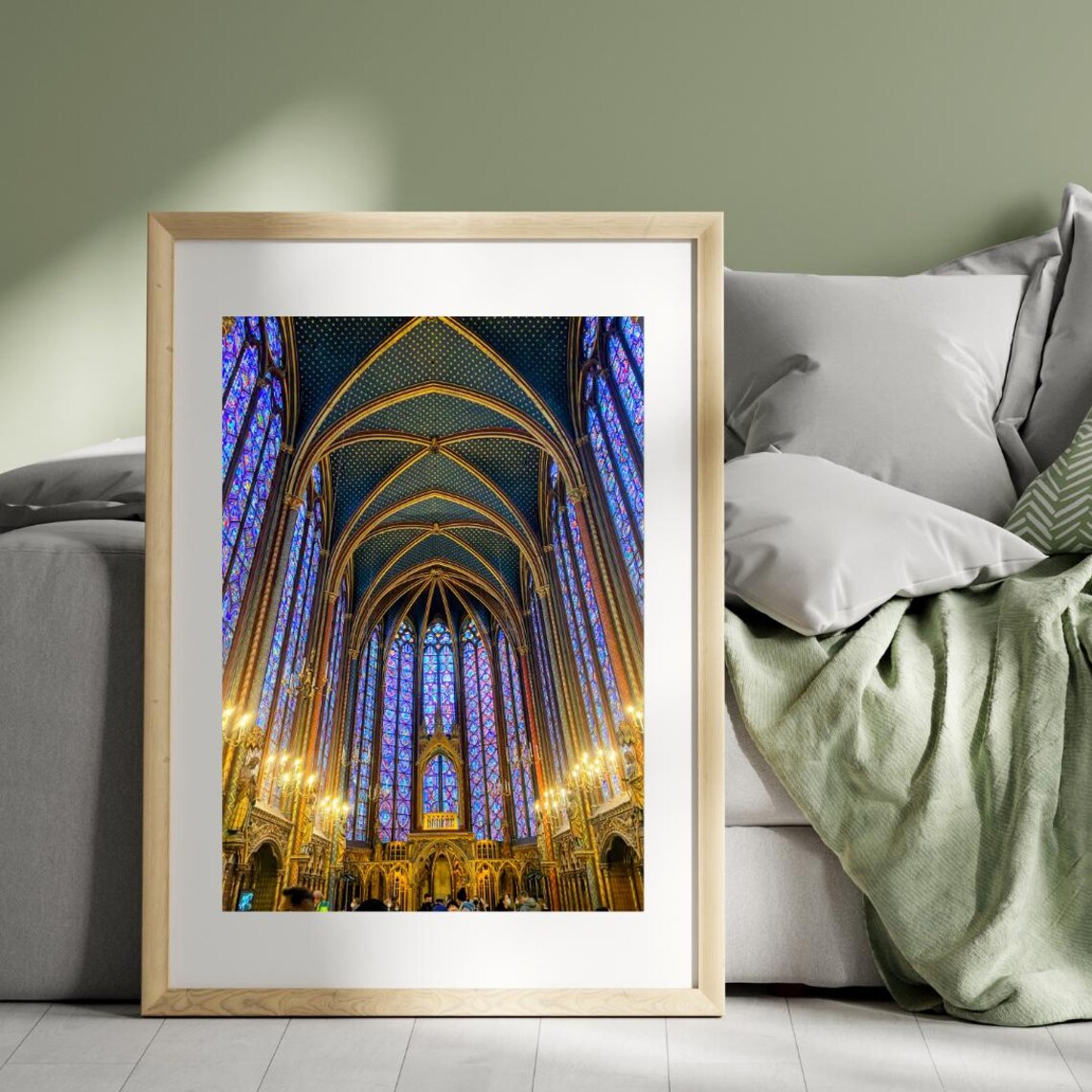 Paris Saint-Chapelle Stained Glass Art Print