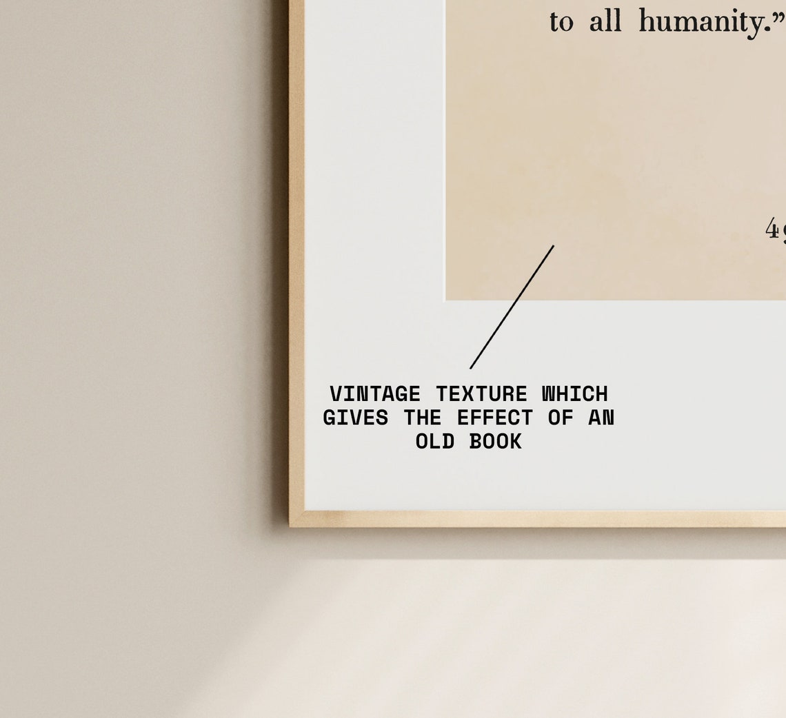 Jane Eyre Charlotte Bronte Love Passage Vintage Book Page Poster - Image 2