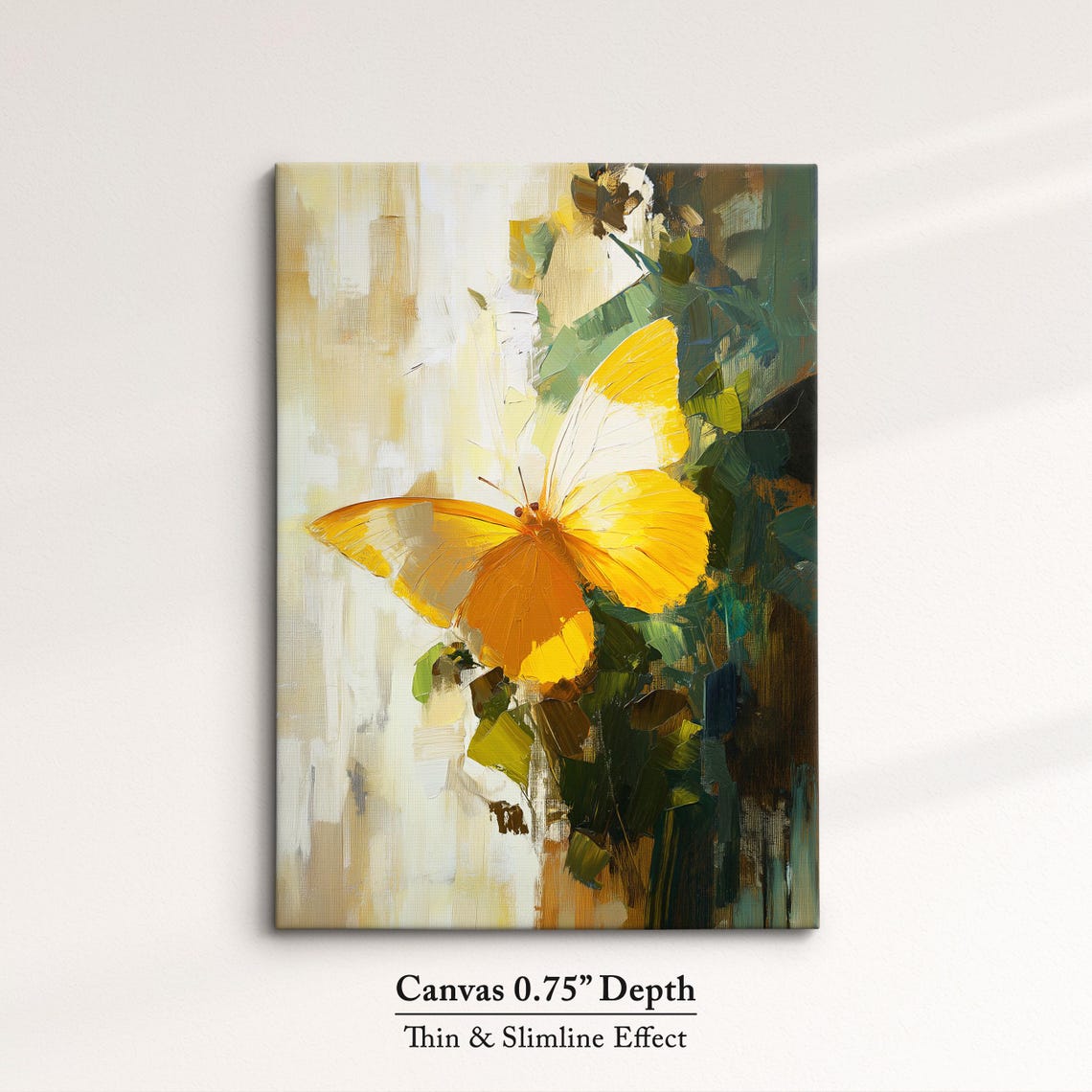 Colorful Butterfly Abstract Oil Painting Framed Print Framed Portrait Wall Art Poster Home Decor Interior Butterfly Lover Gift - Image 4
