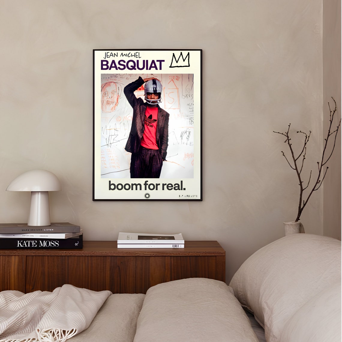 Jean Michel Basquiat Boom for Real Iconic Exhibition Art Poster - Image 3