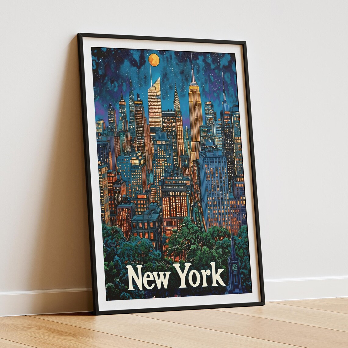 New York City NYC Travel Poster, Gift For New York Lovers - Image 4