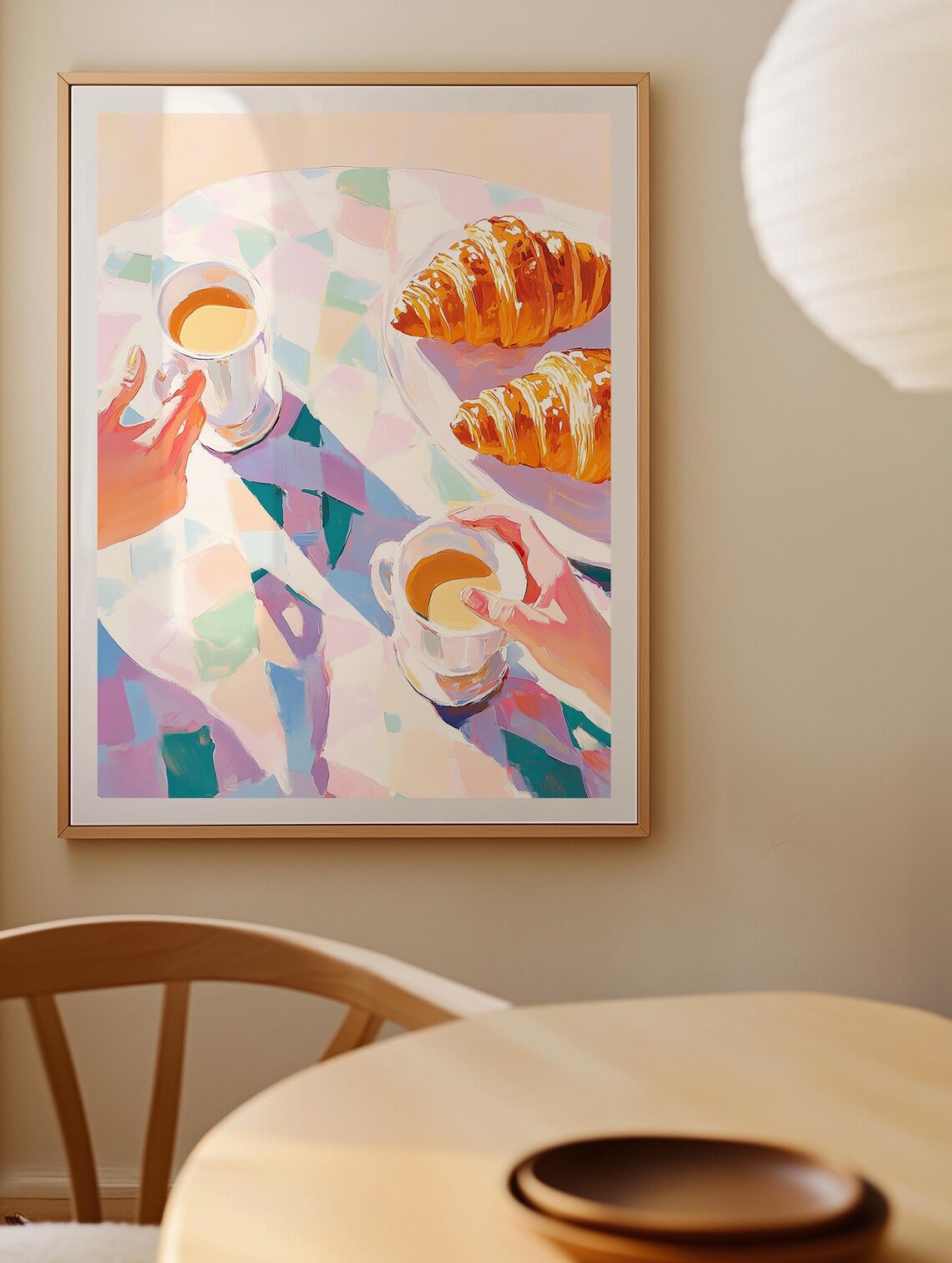 Breakfast Coffee Kitchen Wall Art Minimalist Caf Poster Trendy Food Decor - Image 3