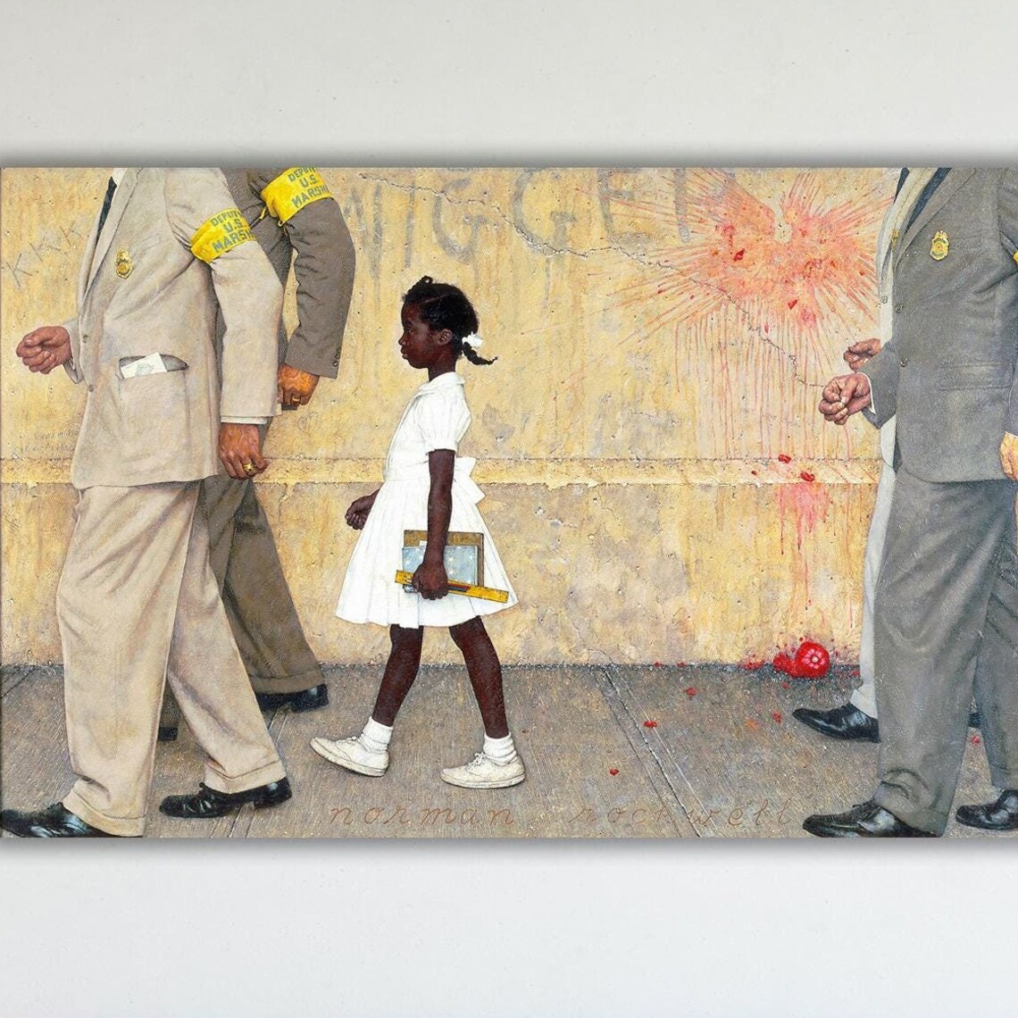 Norman Rockwell The Problem We All Live With Art Print