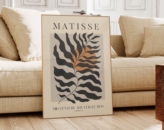 Henri Matisse Exhibition Poster, Boho Gallery Print