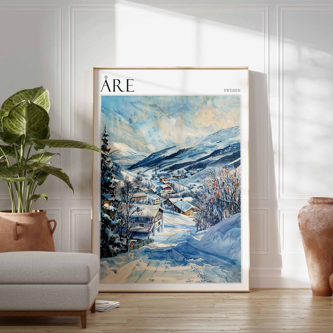 Are Poster Are Print Are Travel Print Norway Print Norway Wall Art Sweden Travel Art Mountain Decor Winter Poster Mountain Wall Art