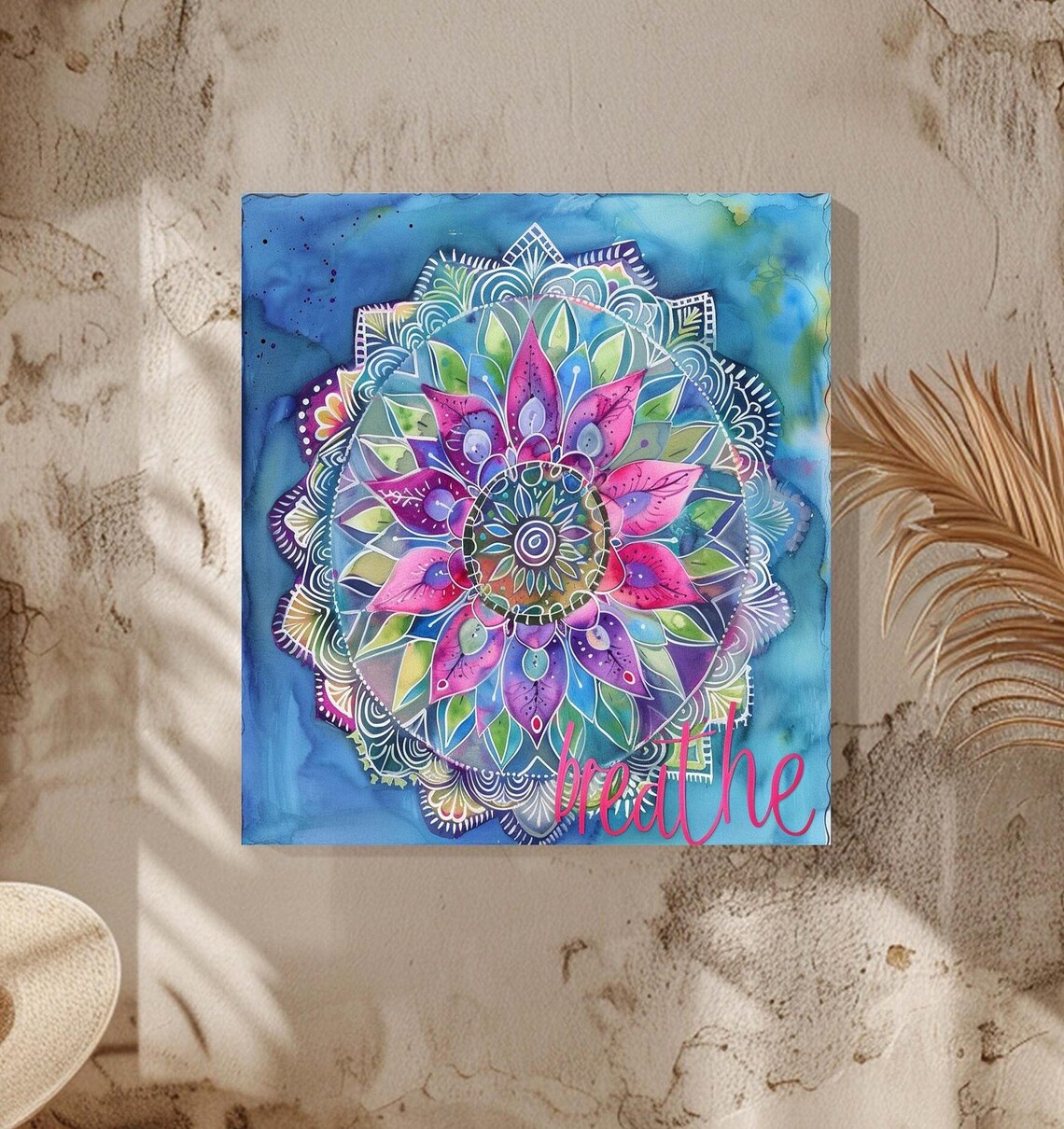 Positivity Zen Spiritual Watercolor Art Print - Image 3