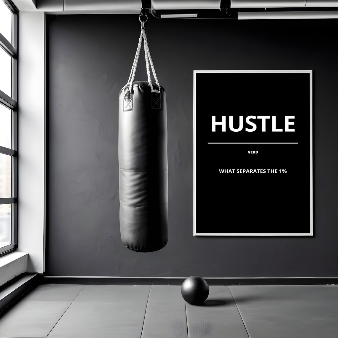 Execution Definition Noun Let Results Do The Talking Black Poster - Image 3