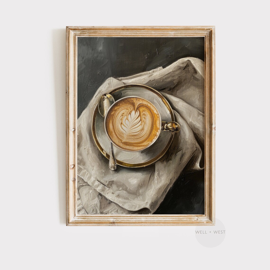 Moody Coffee Vintage Still Life Art Print