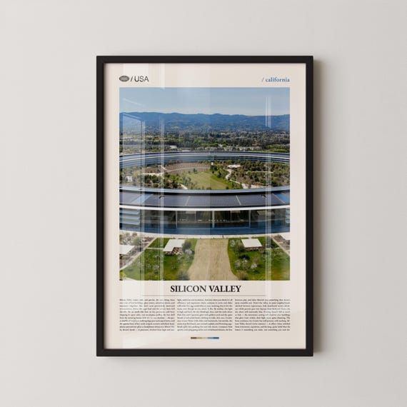 Silicon Valley Print Wall Art Poster Photo